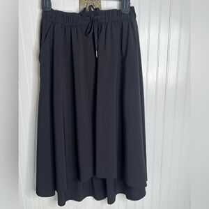 Lululemon black long skirt flared 
Size 6